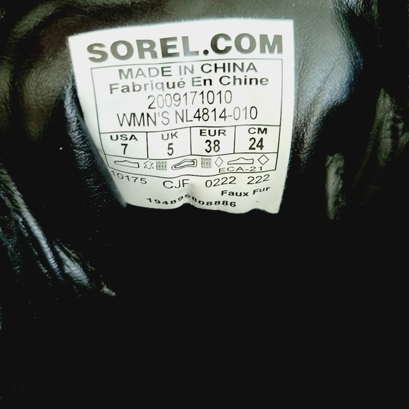 NEW Sorel Black Boots - Picture 7 of 7